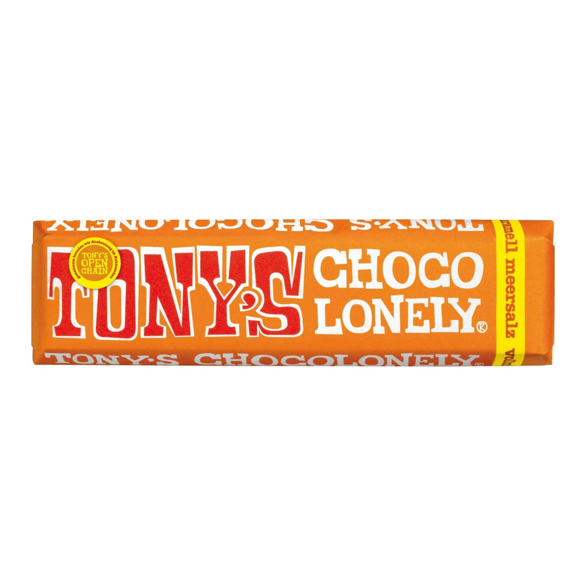 Tony's Chocolonely, Milchschokolade mit Karamell und Meersalz 47g