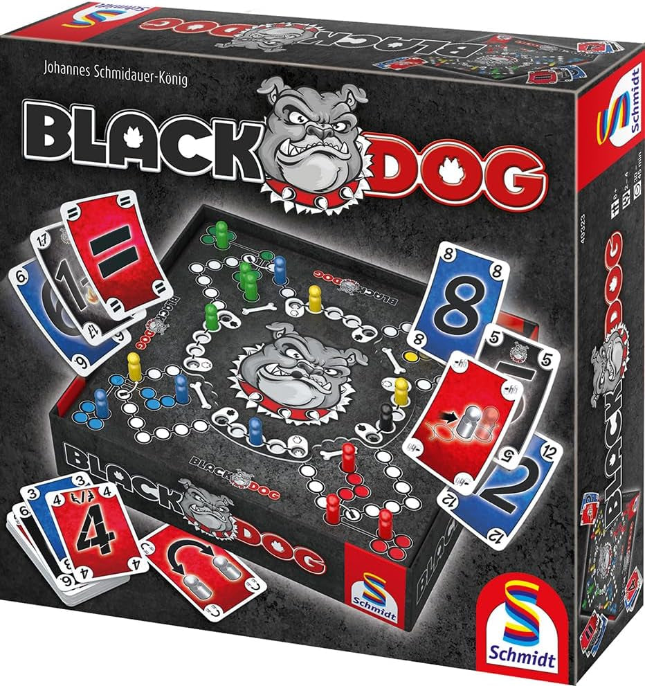 Schmidt Spiele 49323 Black DOG, joc de familie