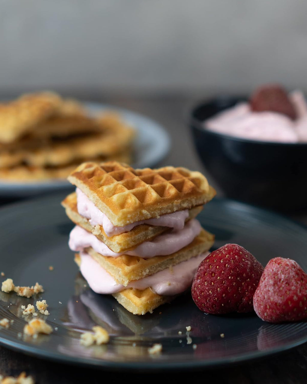 RUF Waffel-Mix, Großpackung, Grundmischung Zur Herstellung Von Waffeln Im Waffeleisen, Für Großküchen, Kantinen, Hotels Und Restaurants, 1 X 2500G Amestec pentru copt si gatit Naty Shop