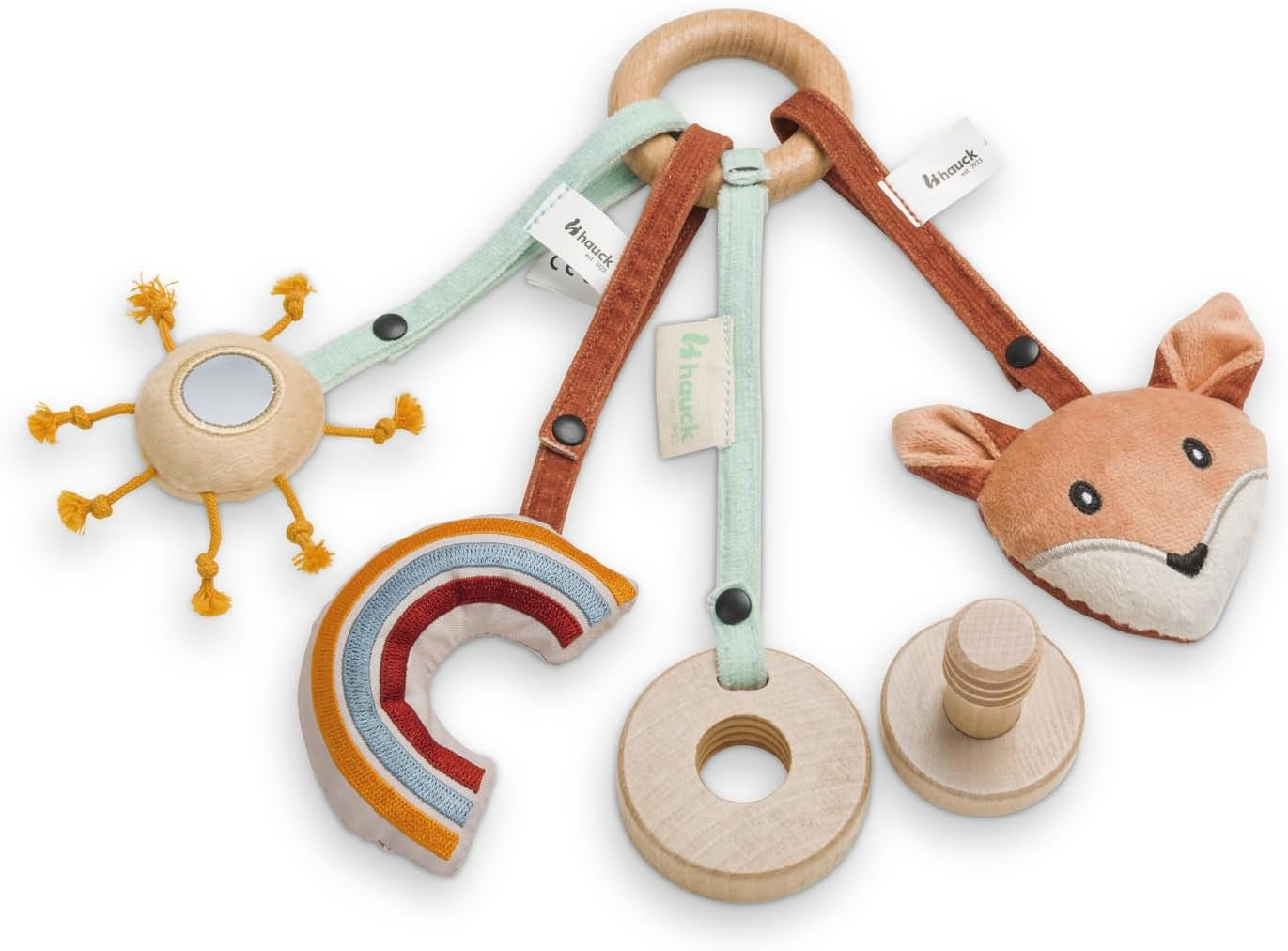 hauck Play Music, Zebra - Xilofon joc muzical de la 12 luni Compatibil cu placa de joc Play Tray pentru Alpha+, Beta+ și Arketa scaun înalt din lemn, jucărie din lemn pentru copii Promovează coordonarea ochi-mână Jucarii Bebe Naty Shop Joacă Catching S, Fox Atașament pentru o singură piesă