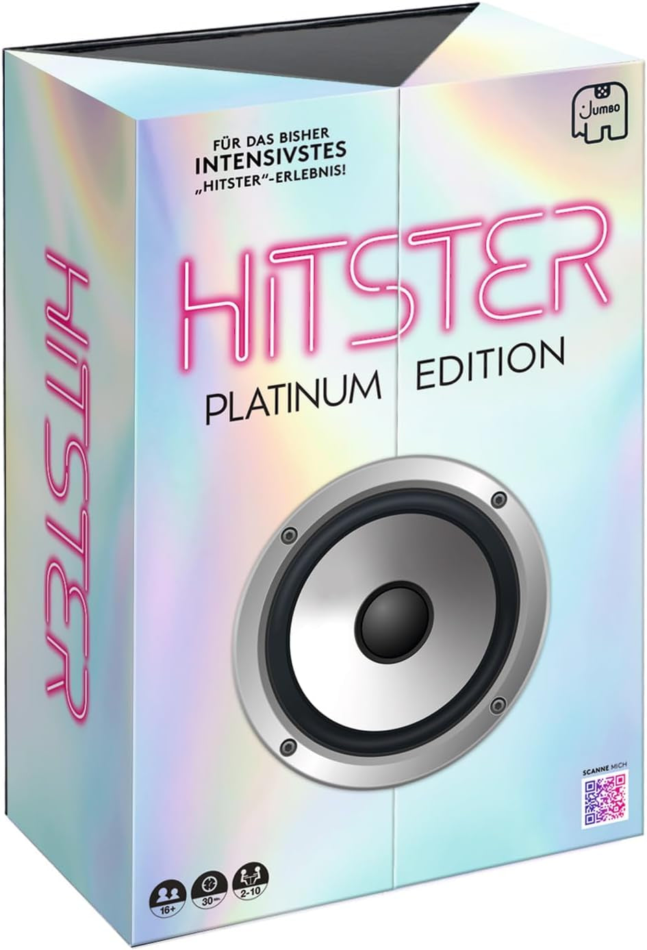 Hitster Platinum Edition – Partymusikspiel mit 500 Songs aus Pop, Rock, Hip-Hop, Dance und mehr, inklusive Lautsprecher