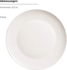 MÄSER 934106 Seria Belmira, Serviciu de cină clasic pentru 6 persoane, Serviciu de cină din 12 piese Seturi vesela masa Naty Shop