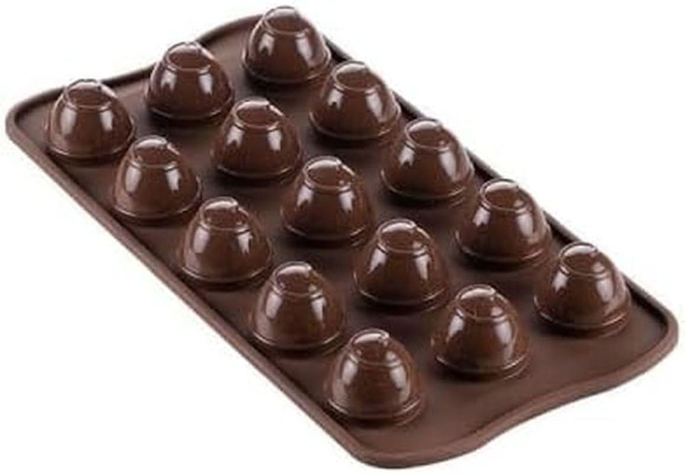 Silikomart 22.152.77.0165, 3D-Spirale Ø 2,4 x H 3 cm, 9 ml, 15 Mulden (SCG52) Kitchen Naty Shop