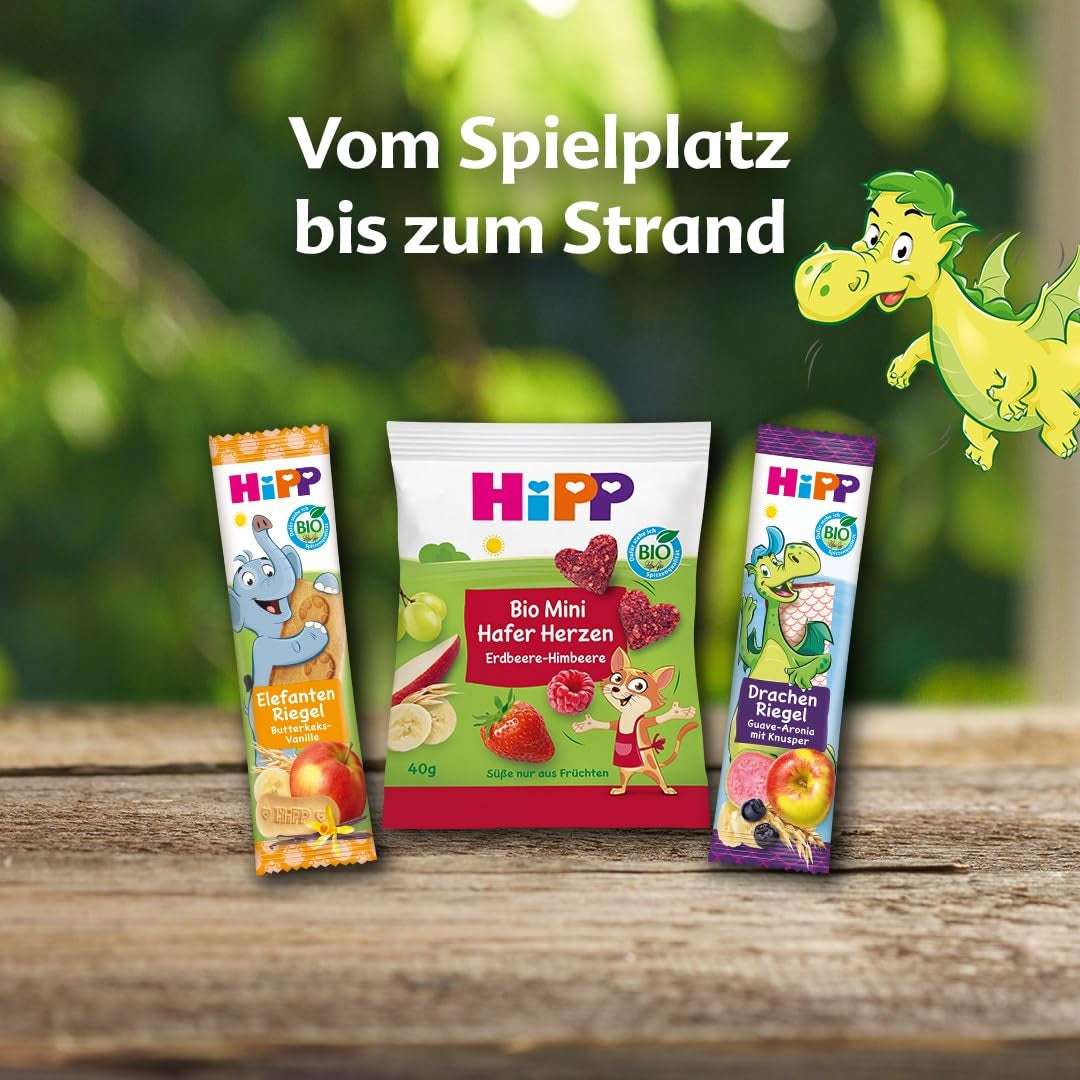 HiPP Bio Quetschie Mango-Banane im Apfel mit Karotte (8 x 100g), 1 Jahr gereift, Frucht- und Gemüsepüree, ohne Zuckerzusatz, vegan, in bester Bio-Qualität