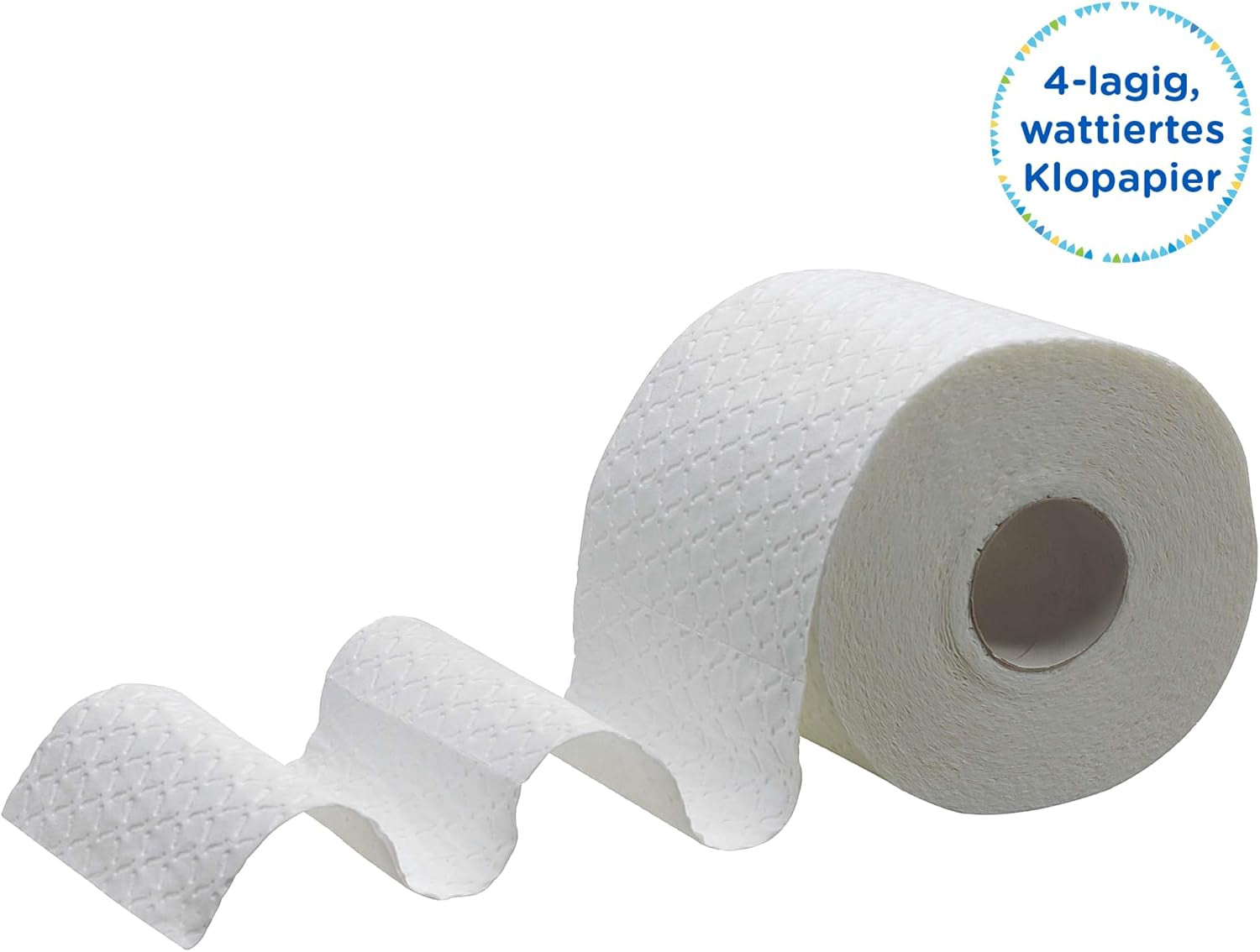 Kleenex Premium Role de hârtie igienică 8484, hârtie igienică cu 4 straturi, hârtie igienică cu foi căptușite din fibre pure 100%, hârtie certificată Fsc, 24 role X 160 (Insg. 3.840 foi)