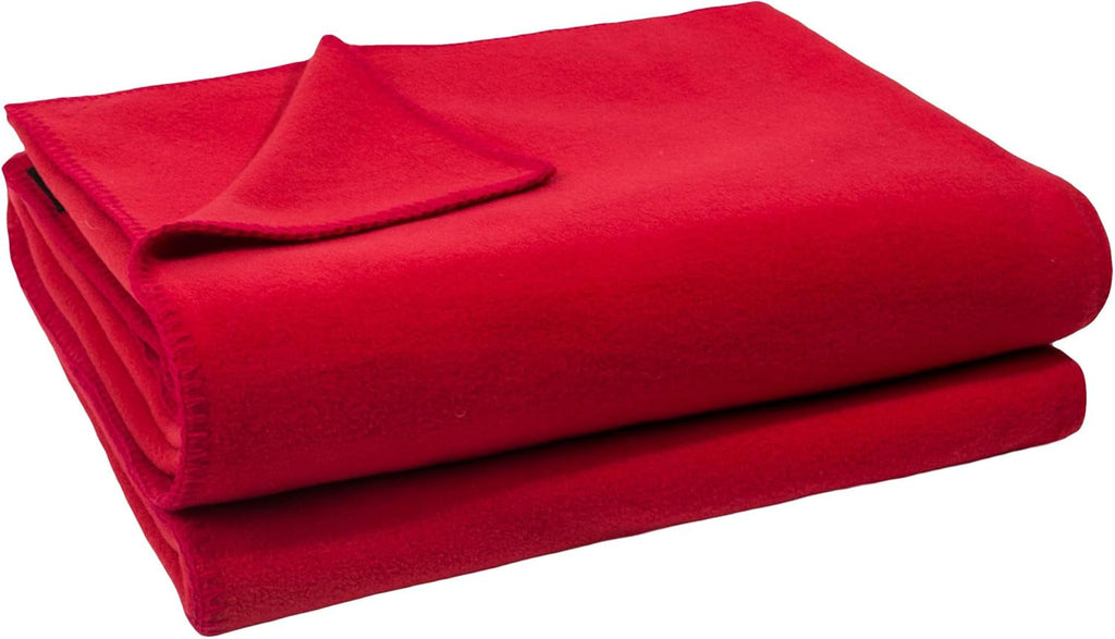 Zoeppritz Decke in Der Farbe: Rot, Aus 65% Polyester, 35% Viscose Hergestellt, GrÃ¶ÃŸe: 160X200 Cm, 103291-235-160X200