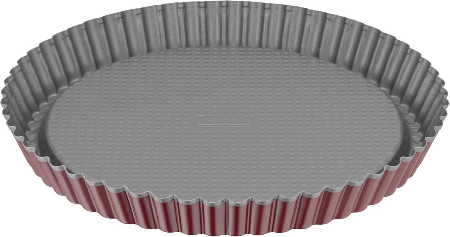ORIGINAL KAISER Classic plus Obstbodenform 28 cm, 28,4 x 28,4 x 3,5 cm & Classic Mini Torteletts 6 Stück, Tartelette Förmchen 10 cm, Tarteform Klein, Tortelettförmchen Antihaftbeschichte Backformen und Bleche Naty Shop