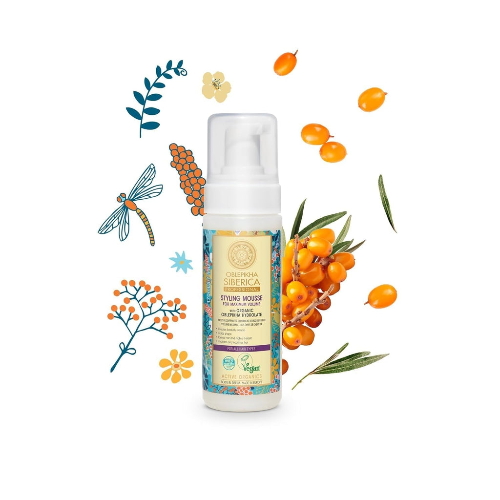 Natura Siberica Oblepikha Mască pentru păr grav deteriorat, 1 pachet (1 x 170 ml) Masca de par Naty Shop