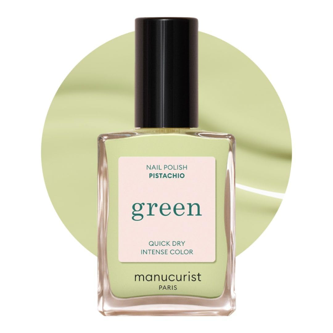Manucurist Green – Rosy Beige Shell Beige Nagellack – Schnell trocknender Nagellack – DIY-Nägel – Vegan 12-Free – Pflanzenbasiert – Nagellack – Hergestellt in Frankreich