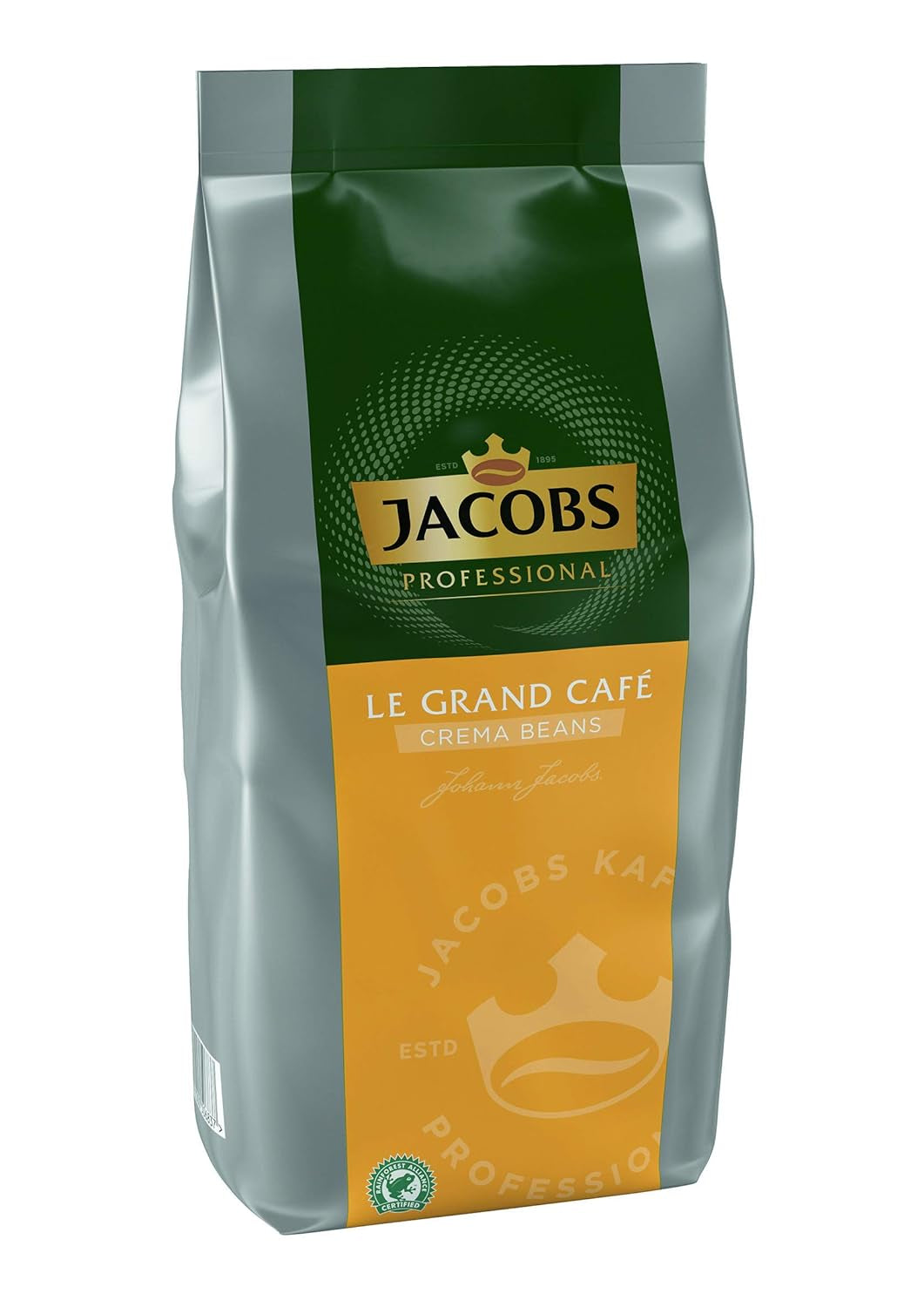 Jacobs Professional Le Grand Café Cream, ganze Kaffeebohnen 1 kg, mild, Intensität 2/5 Coffee Naty Shop