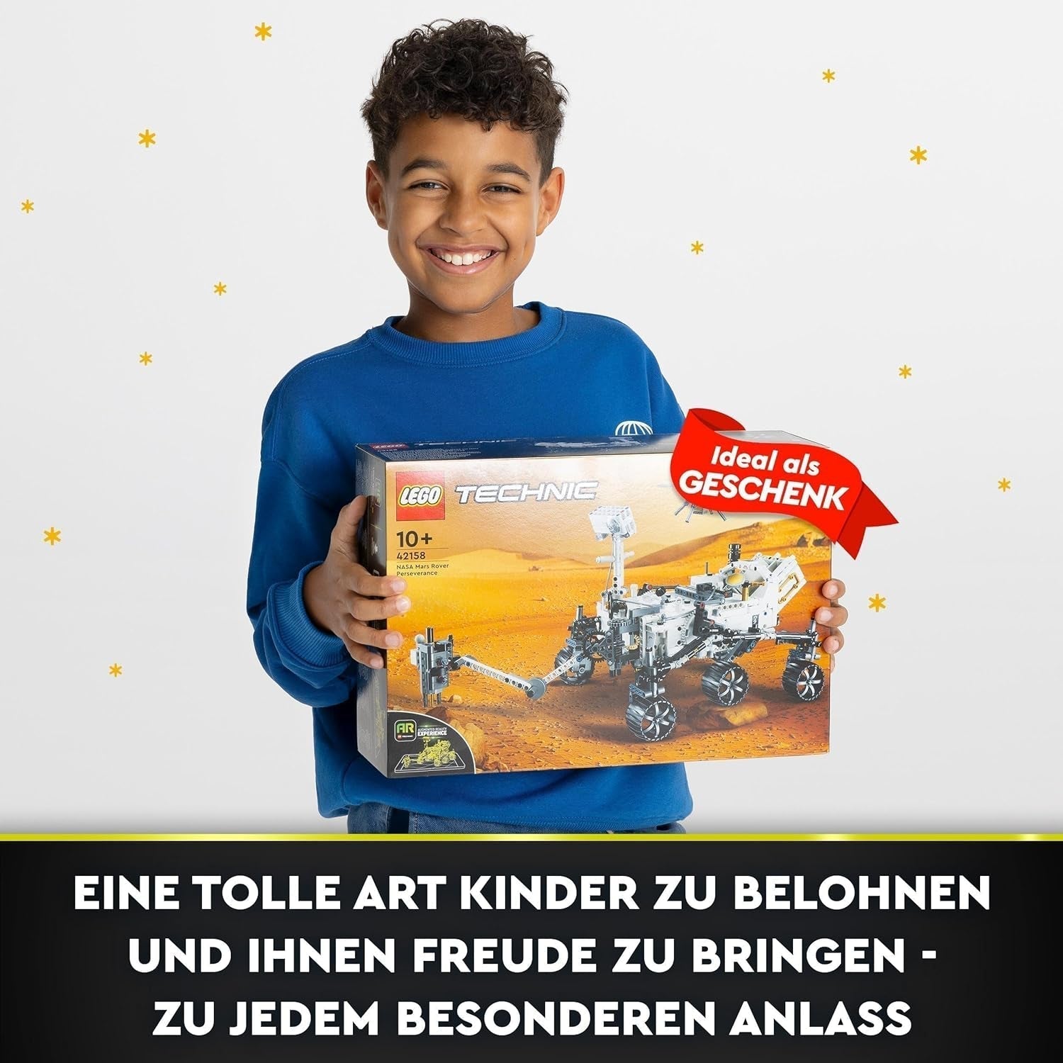 LEGO Weltraumspielzeugset 42158 Technic NASA Mars Rover Perserverance mit AR-App, wissenschaftliches Bauspielzeug für Mädchen und Jungen 10+ Bausätze Besuchen Sie den LEGO-Store