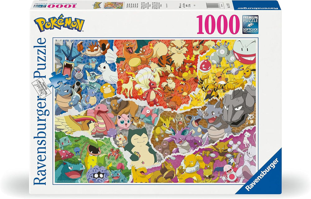 Ravensburger Puzzle 12000832 – Pokémon-Abenteuer – 1000-teiliges Pokémon-Puzzle für Erwachsene und Kinder ab 14 Jahren. Puzzle Naty Shop. Spielerische Raffinesse