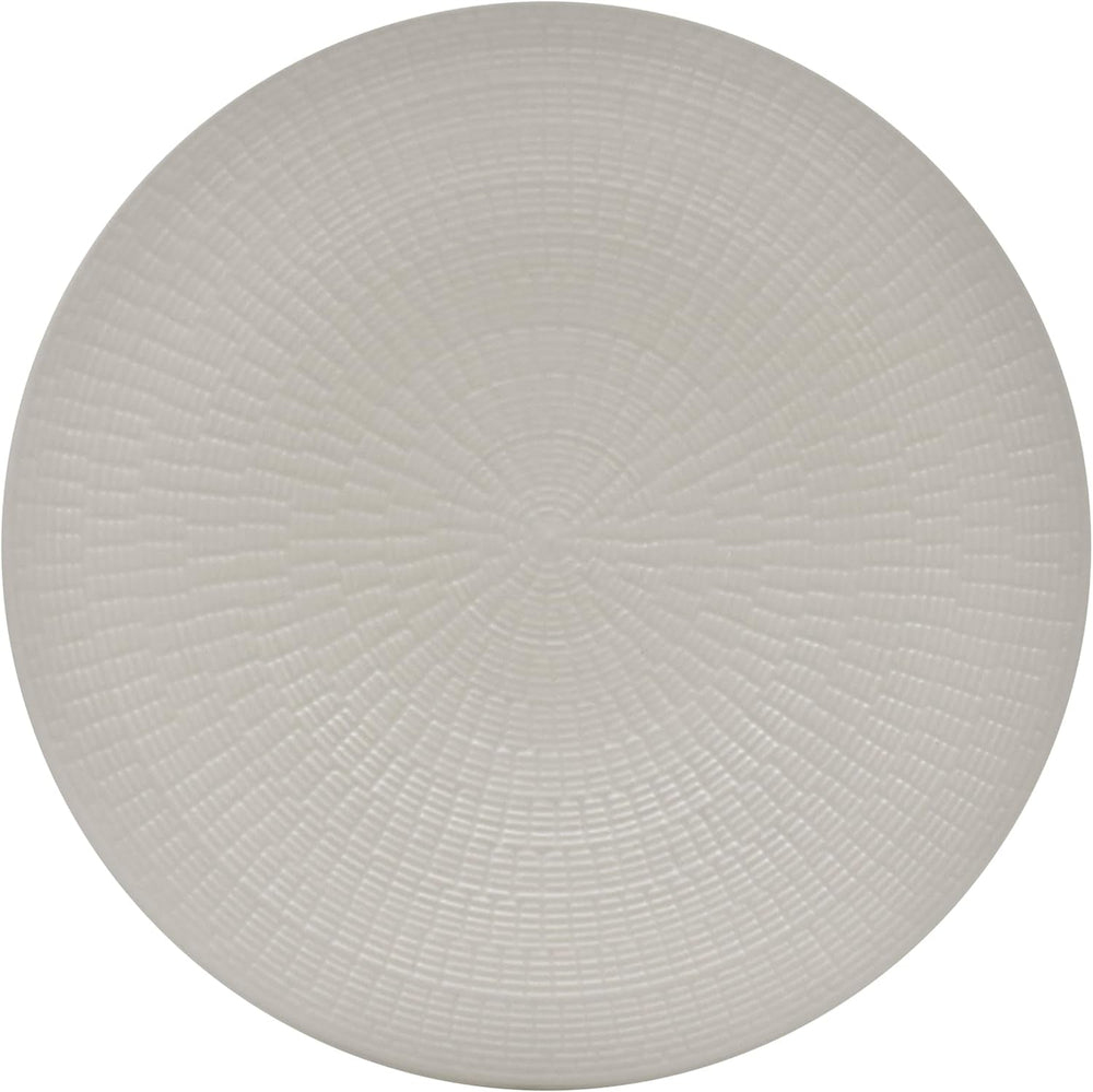 ECHTWERK 18-Teiliges Vintage Tafelservice, "Blanka" Nature-Design, Für 6 Personen, Stilvolles Geschirrset Mit Struktur Aus Steingut Mit 6 X Speiseteller, 6 X Beilagenteller, 6 X Suppenteller, Creme Seturi vesela masa Naty Shop