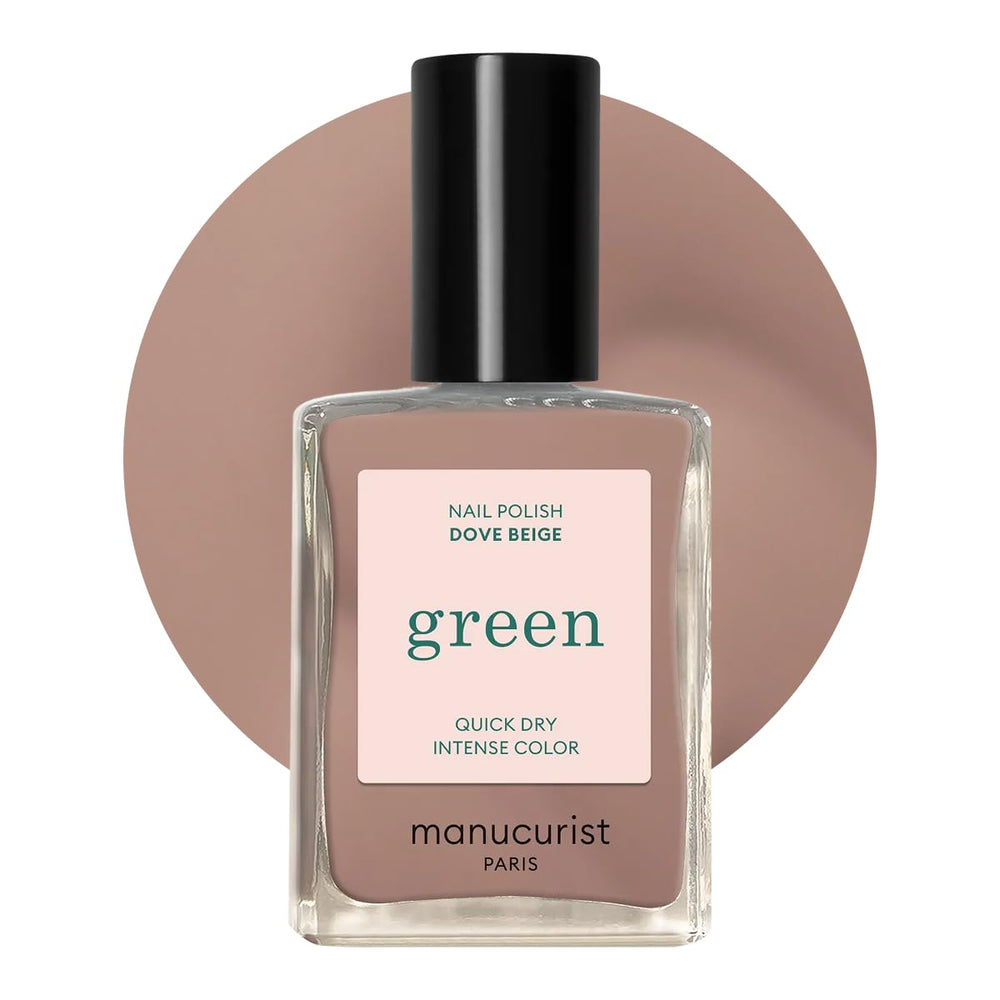 Manucurist Green – Rosy Beige Shell Beige Nagellack – Schnell trocknender Nagellack – DIY-Nägel – Vegan 12-Free – Pflanzenbasiert – Nagellack – Hergestellt in Frankreich