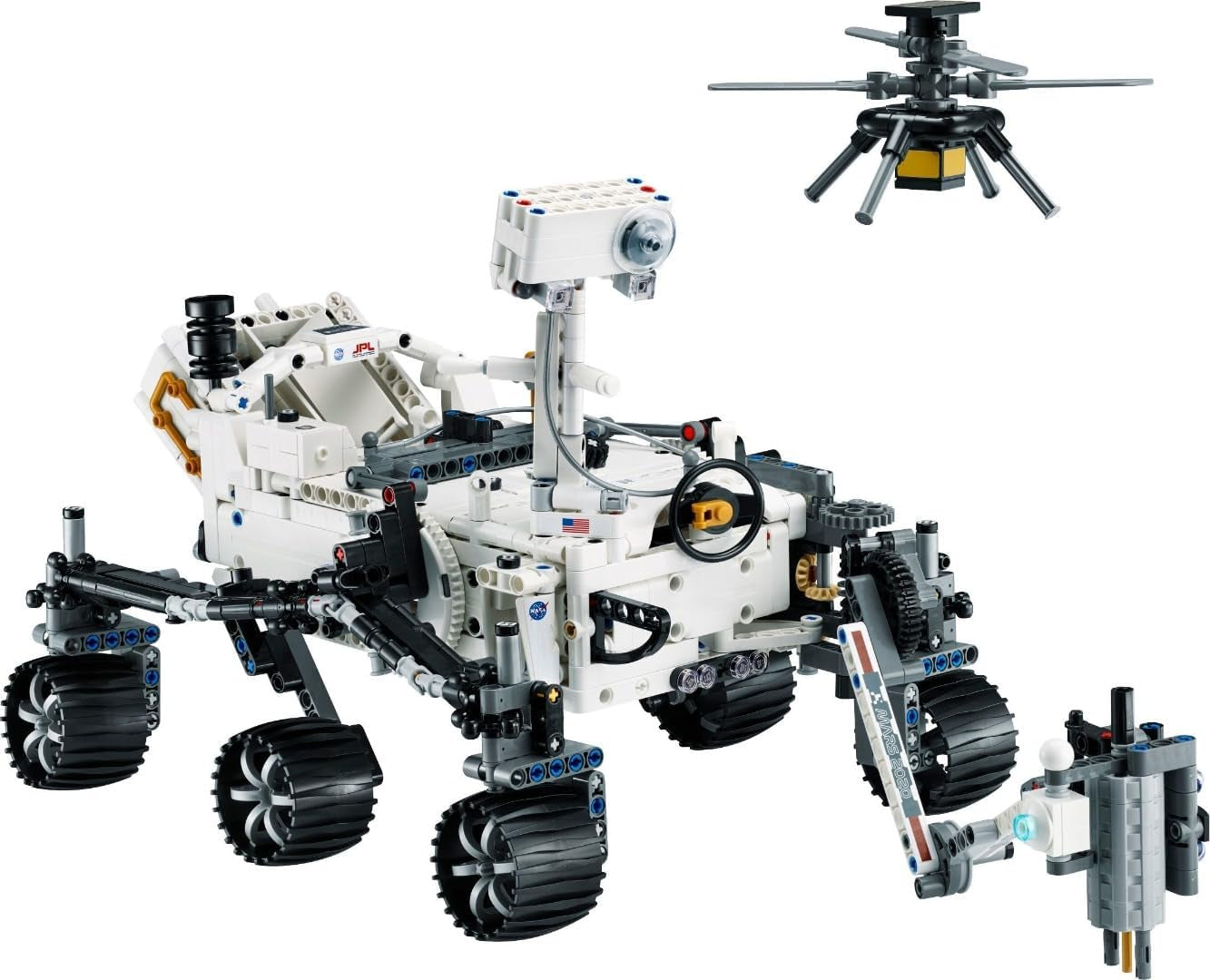 LEGO Weltraumspielzeugset 42158 Technic NASA Mars Rover Perserverance mit AR-App, wissenschaftliches Bauspielzeug für Mädchen und Jungen 10+ Bausätze Besuchen Sie den LEGO-Store