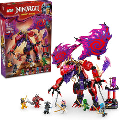 LEGO NINJAGO Chaos Dragon Thundertooth – Spielzeug mit 6 Ninja-Minifiguren – Rollenspiel-Bauset für Jungen und Mädchen ab 8 Jahren – Geschenke für Fans der TV-Serie „Rise of the Dragons“ 71832 Bausets Beuche den LEGO-Store Standardtitel