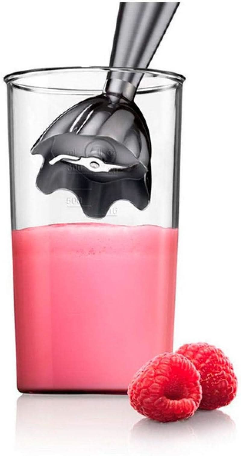 Braun Multiquick 3 MQ 3135 Sauce Stabmixer – Pürierstab Mit 11 Geschwindigkeiten plus Turbo-Stufe & Edelstahl-Mixfuß, 750 Watt, Inkl. 600 ml Mix-/Messbecher, Schneebesen & Zerkleinerer, Weiß/Grau Kitchen Naty Shop