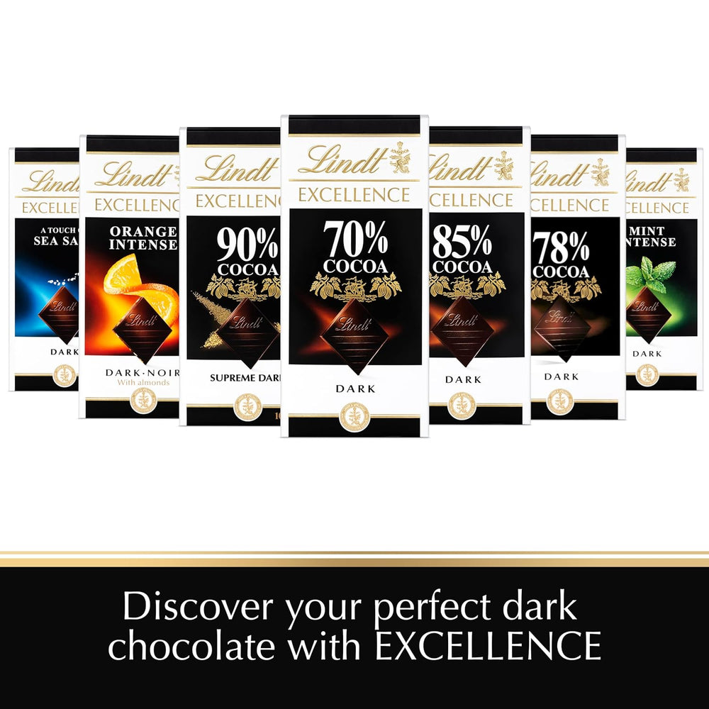 Lindt-Schokolade | Riegel EXCELLENCE 85 % Kakao | 100g | Extra dunkle Schokolade | Veganer Schokoriegel