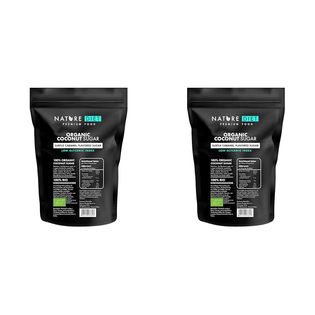 Bio-Kokoszucker, Karamellgeschmack, 1,5 kg Süßstoffe Naty Shop