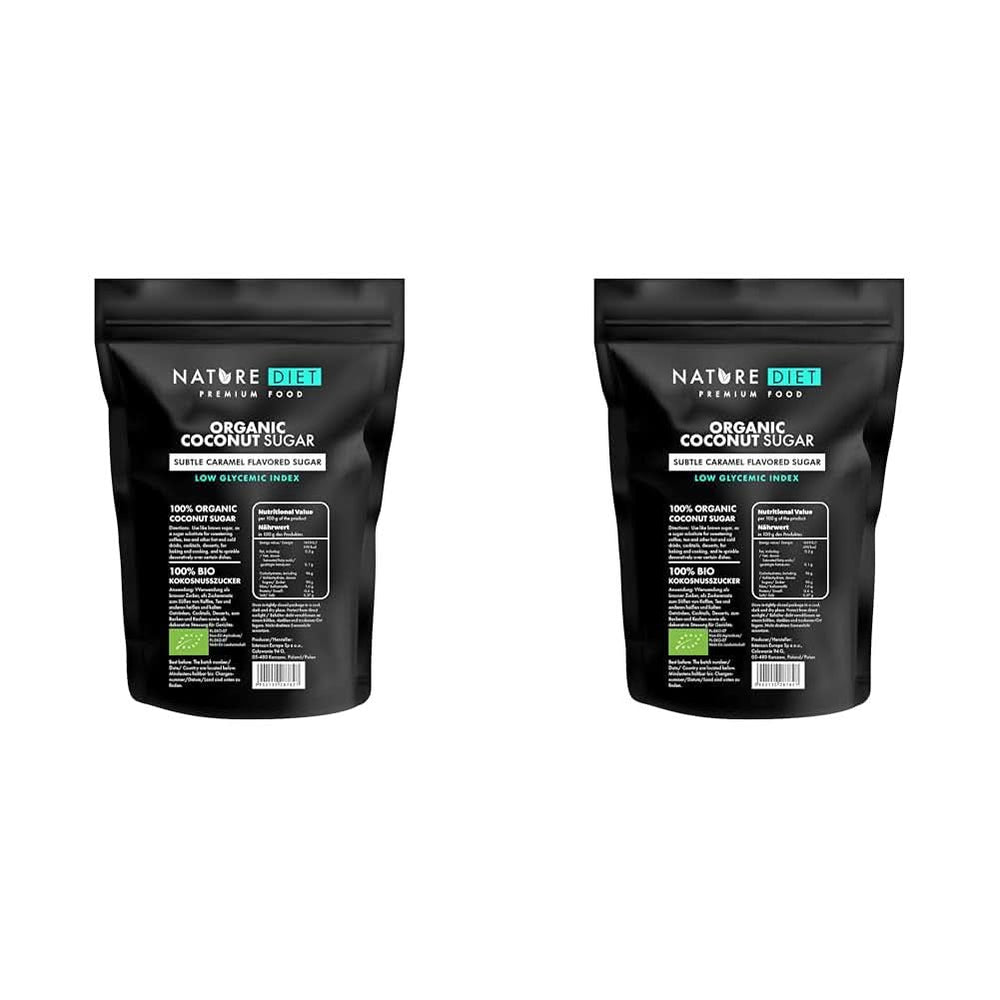 Bio-Kokoszucker, Karamellgeschmack, 1,5 kg Süßstoffe Naty Shop