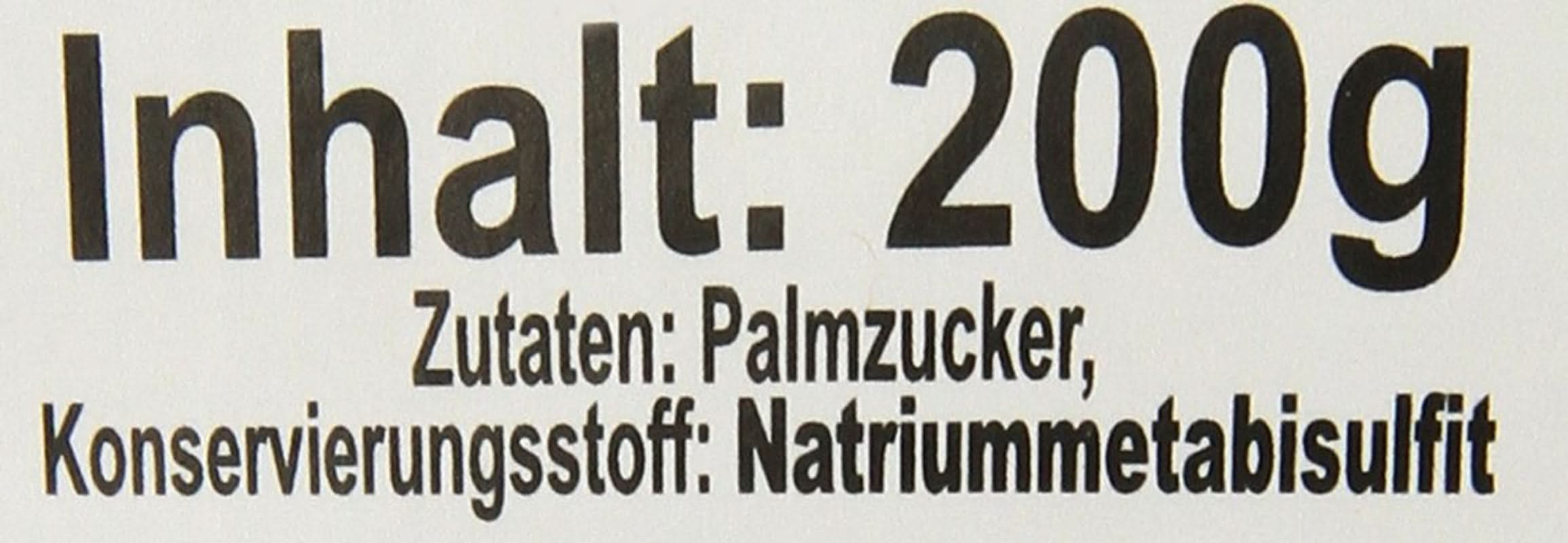 Palmzucker, Scheiben (1 X 200 G) Süßstoffe Naty Shop