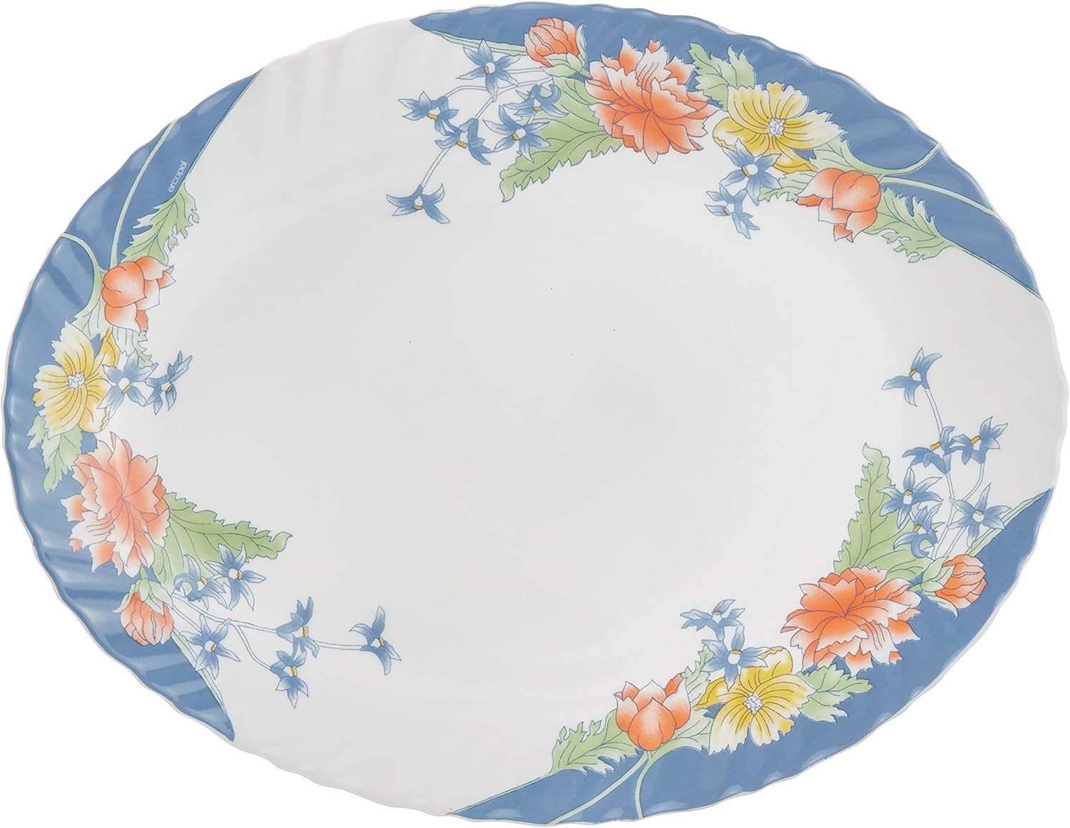 Florine Tafelservice Mit Blumen, Glas, Mehrfarbig, 33 X 33 X 31 Cm Tableware sets Naty Shop