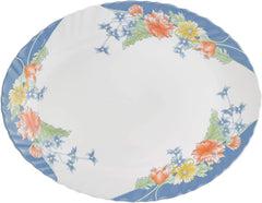 Florine Tafelservice Mit Blumen, Glas, Mehrfarbig, 33 X 33 X 31 Cm Tableware sets Naty Shop