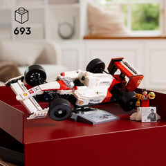 LEGO Icons Mclaren MP4/4 & Ayrton Senna Modellauto-Set, F1-Rennwagen-Set für Erwachsene mit Racer-Minifigur, Sammlerstück, Geschenkidee für Männer, Frauen, Sie und Ihn 10330 Bausets Besuchen Sie den LEGO-Store