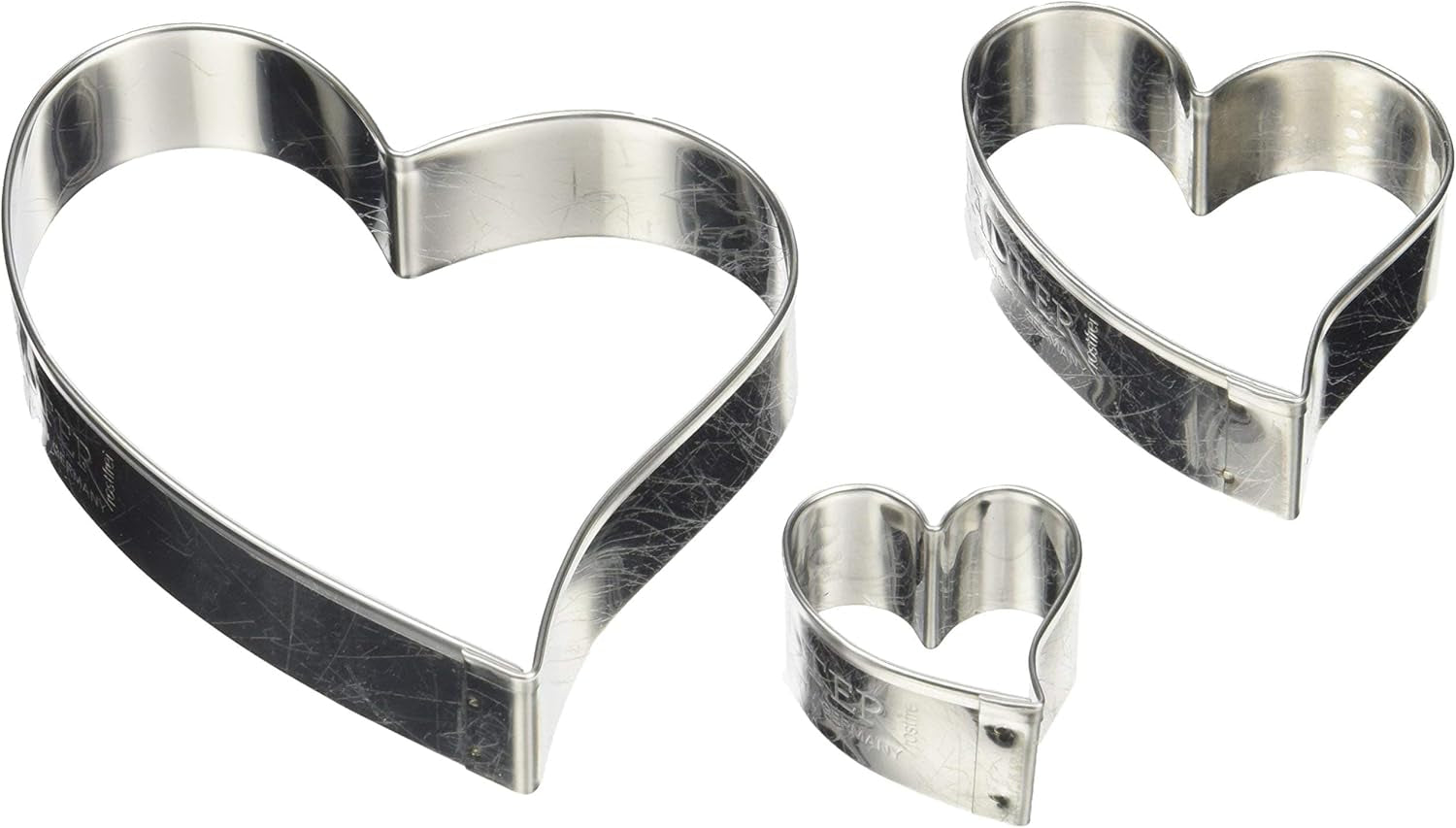 Set de forme pentru biscuiți Städter 002128 Love, 3 piese