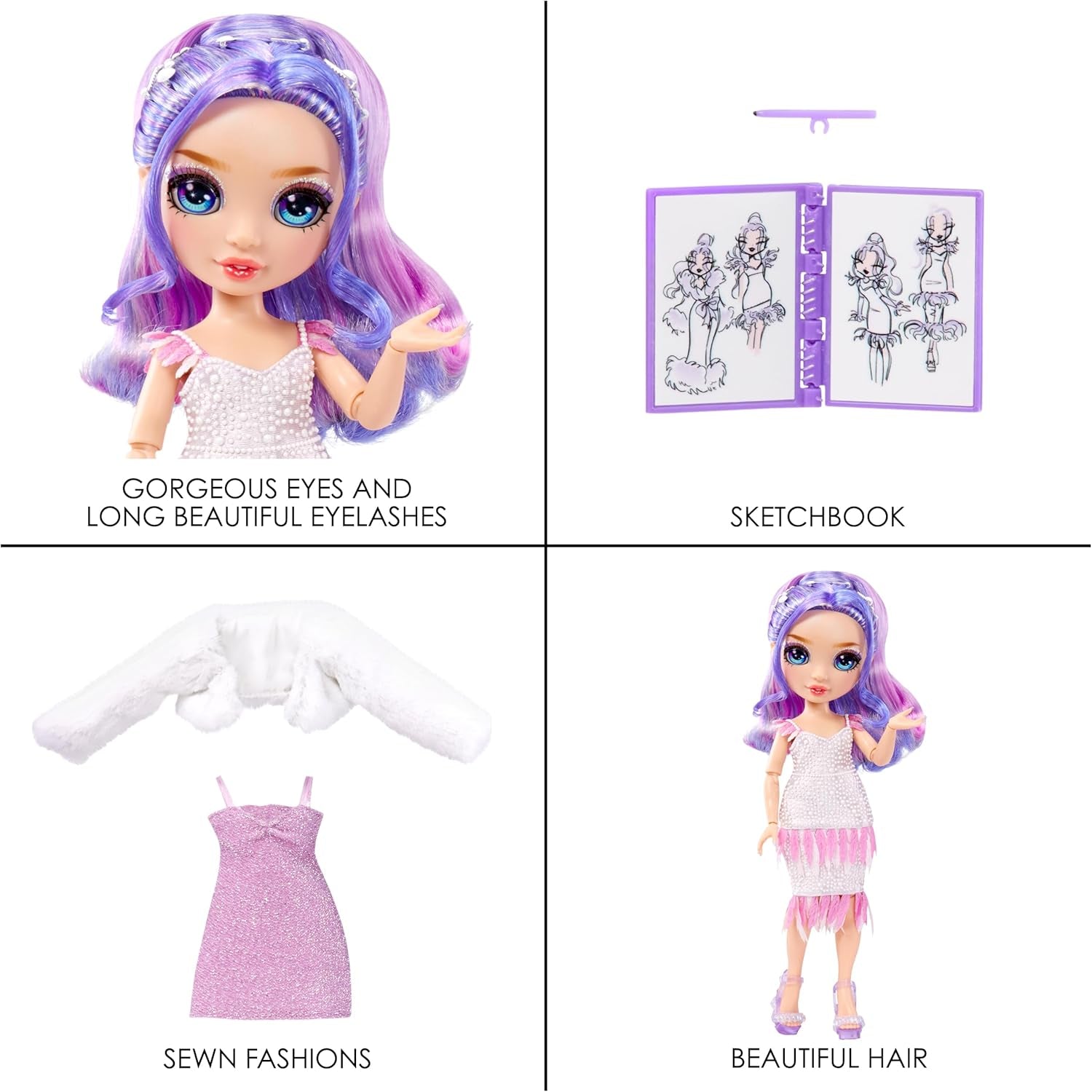 Rainbow High Fantastic Fashion Purple
