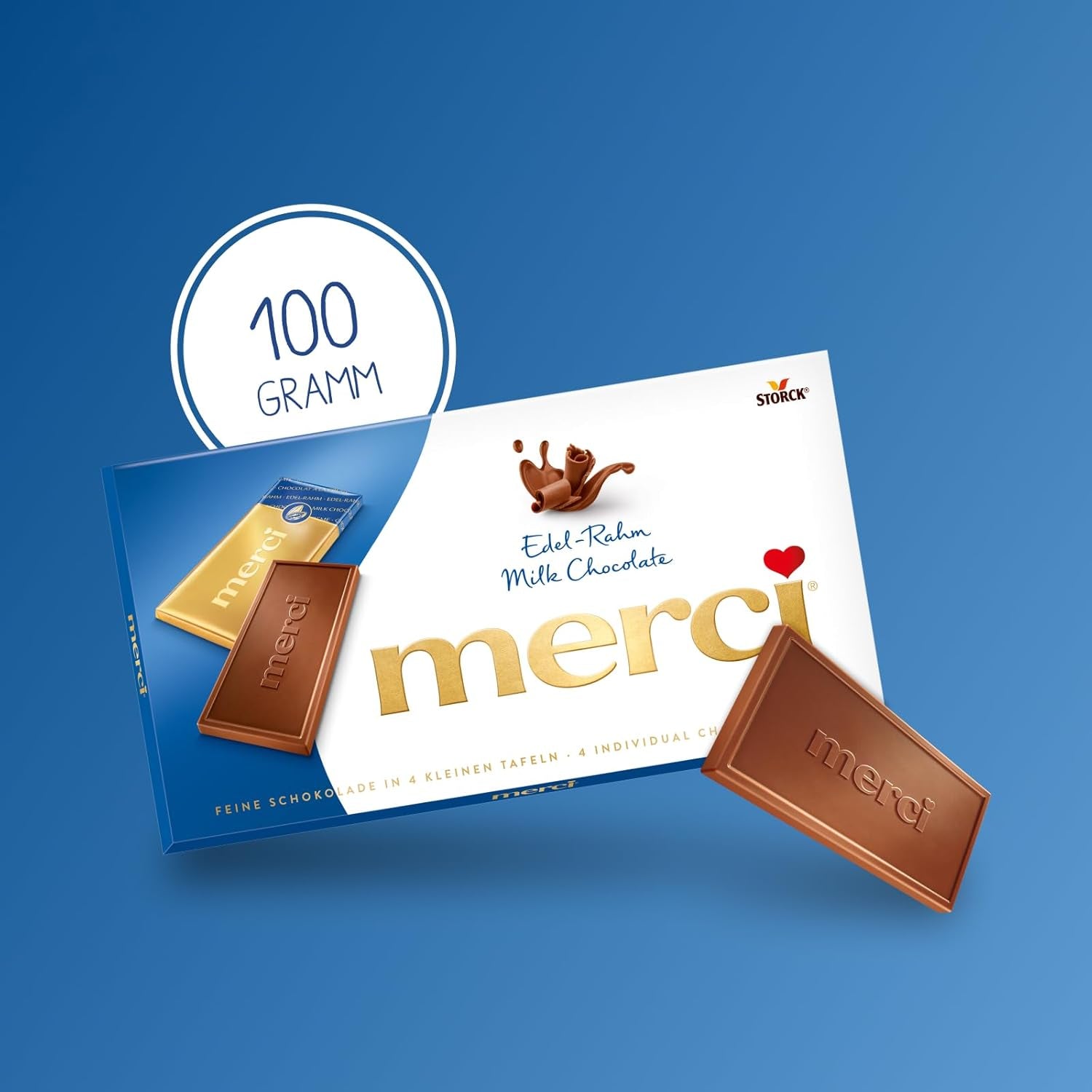 Merci Feincreme-Schokoriegel, 100 Gramm Naty Shop Chocolates