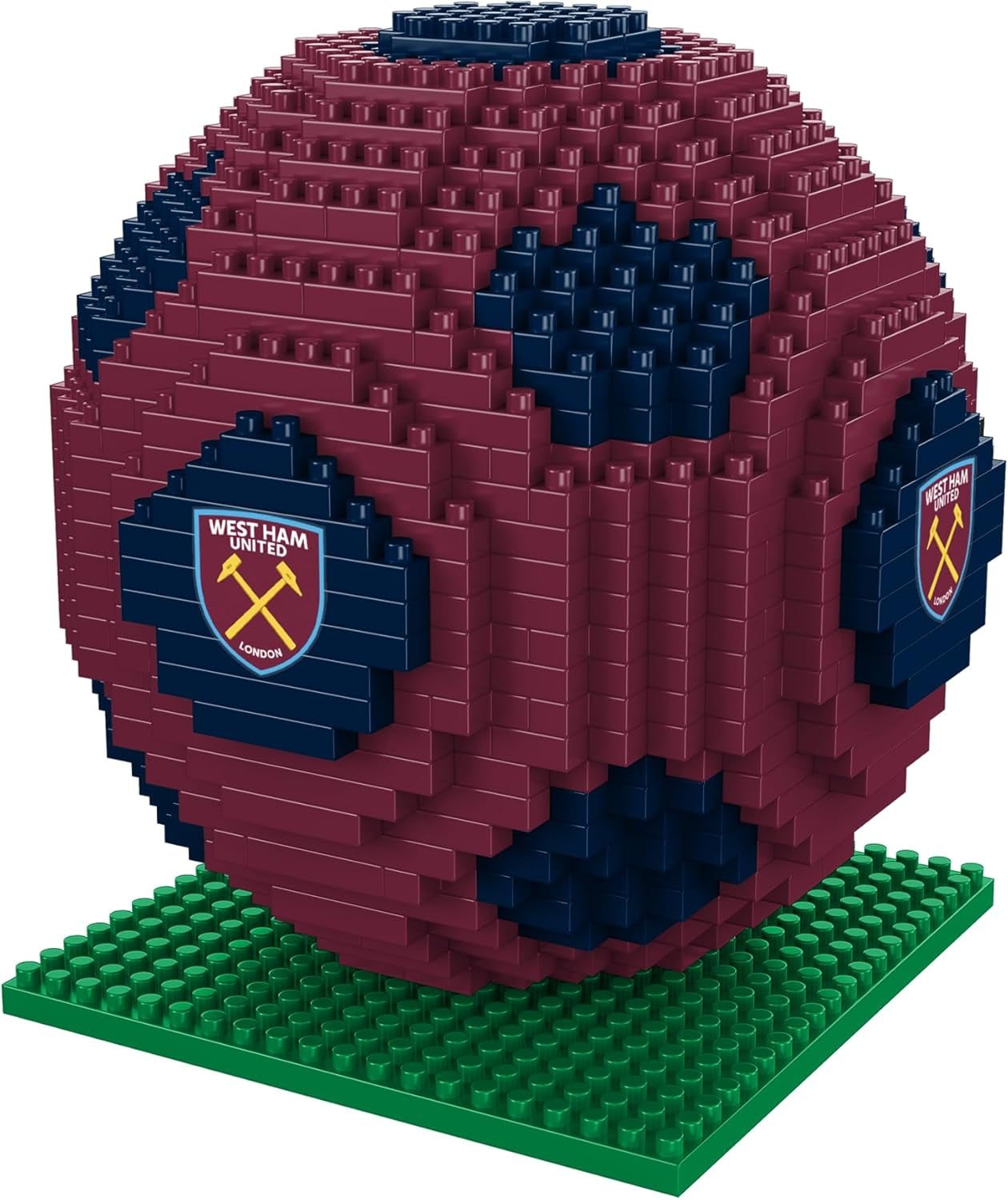 FOCO Offizielles Lizenzprodukt Manchester City FC BRXLZ 3D-Fußball-Konstruktionsspielzeug Modell In alternativer Teamfarbe