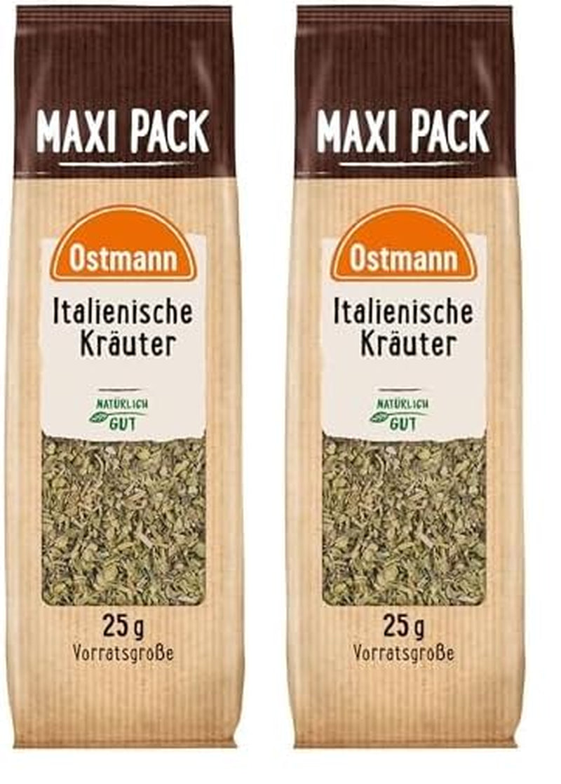 Ostmann Gewürze - Italienische Kräuter gegürtelt | Mediterrane Kräutermischung zum Würzen von Tomatensauce, Gemüse- und Fleischgerichten | 25 g im Vorteilsbeutel