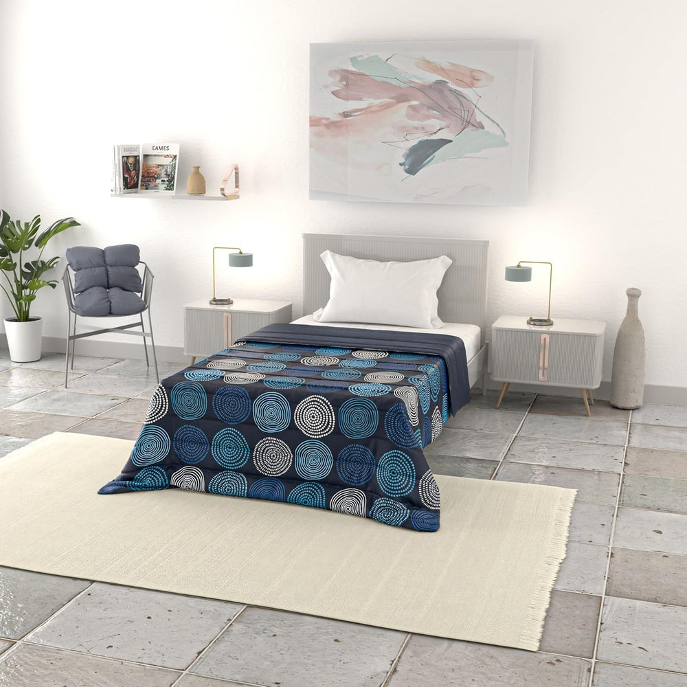 Einfache Sommerdecke, Mikrofaser, Jeansstreifen, 200 x 240 cm. Steppdecken und Steppdecken Naty Shop Ipnotic 200 x 240 cm