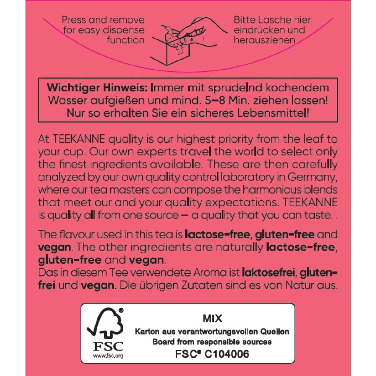 Teekanne Premium Fruit Selection, pachet de 5 (5 x 20 pliculețe de ceai), 5 x 60 g