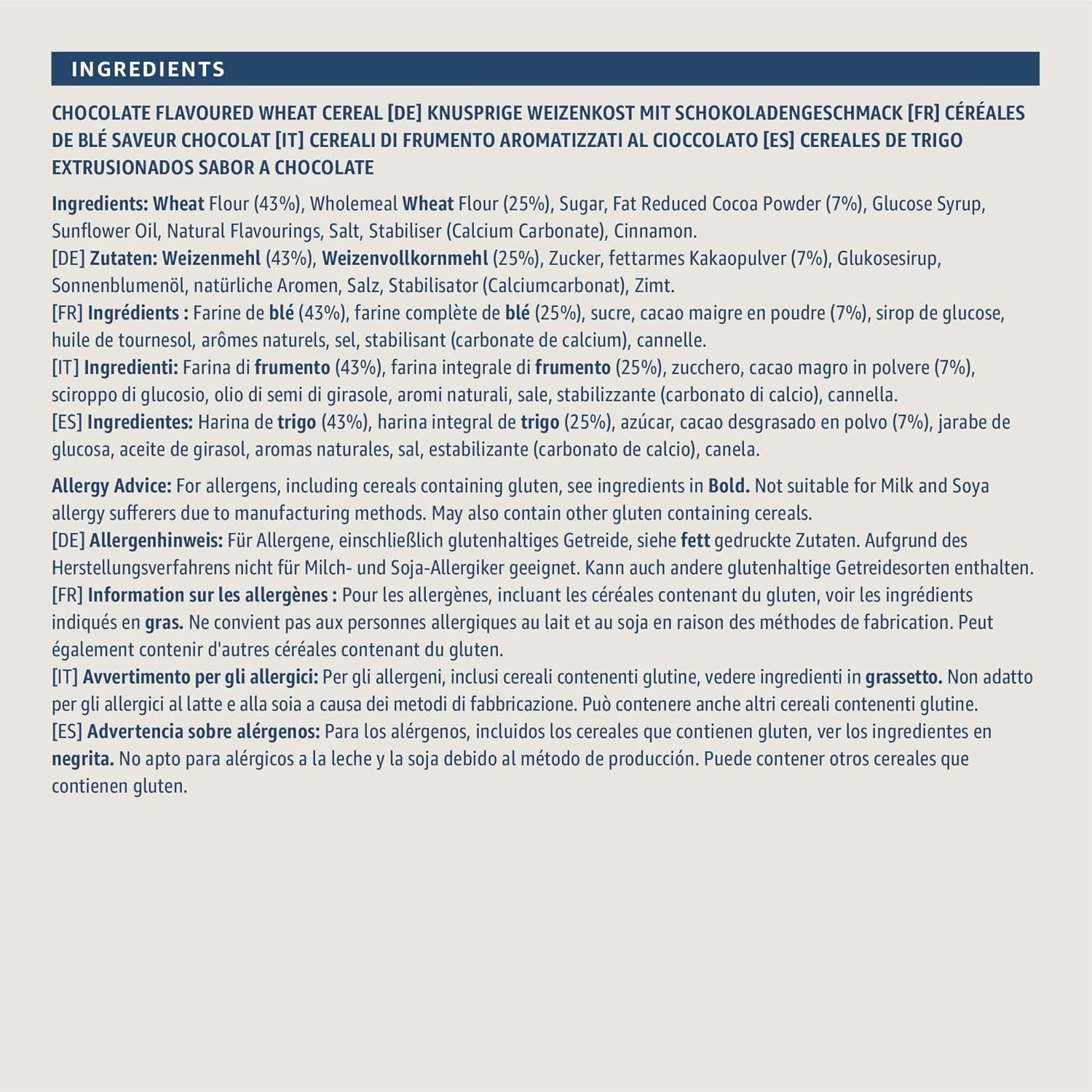 Schokoriegel von Amazon, 375g