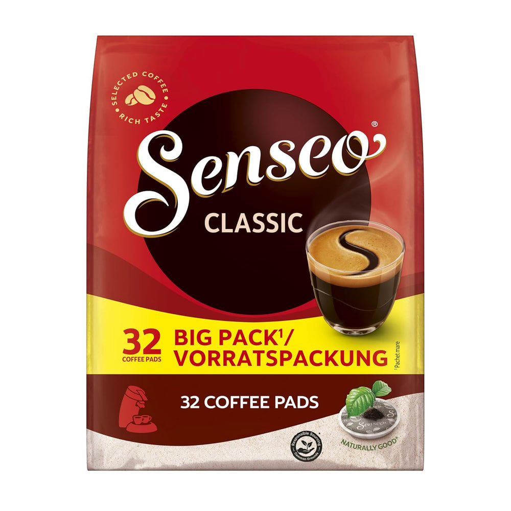 Senseo Pads Classic, Vorratspackung, 5 x 32 Getränke, 160 Kaffeepads
