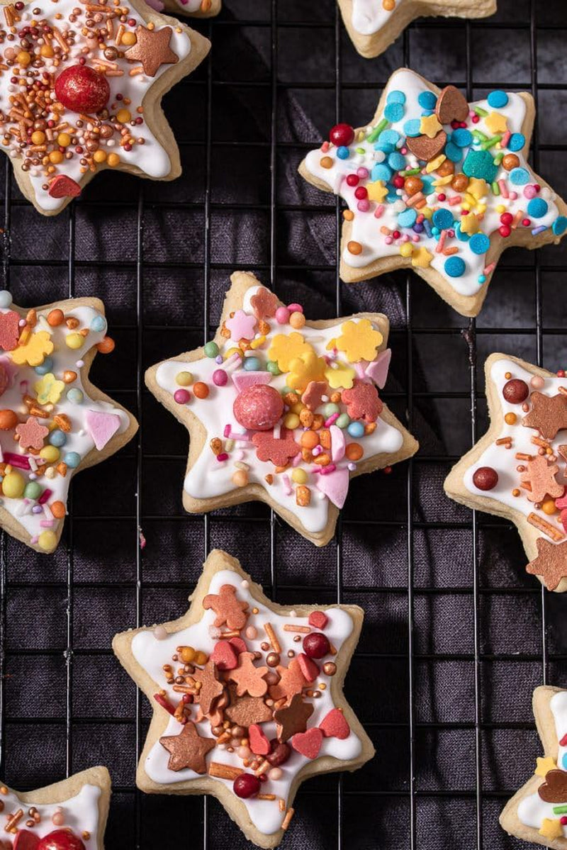 Fursecuri fără gluten RUF cu glazură de cacao, amestec de copt pentru 3 tăvi de copt, potrivit pentru boala celiacă, 100% fără gluten