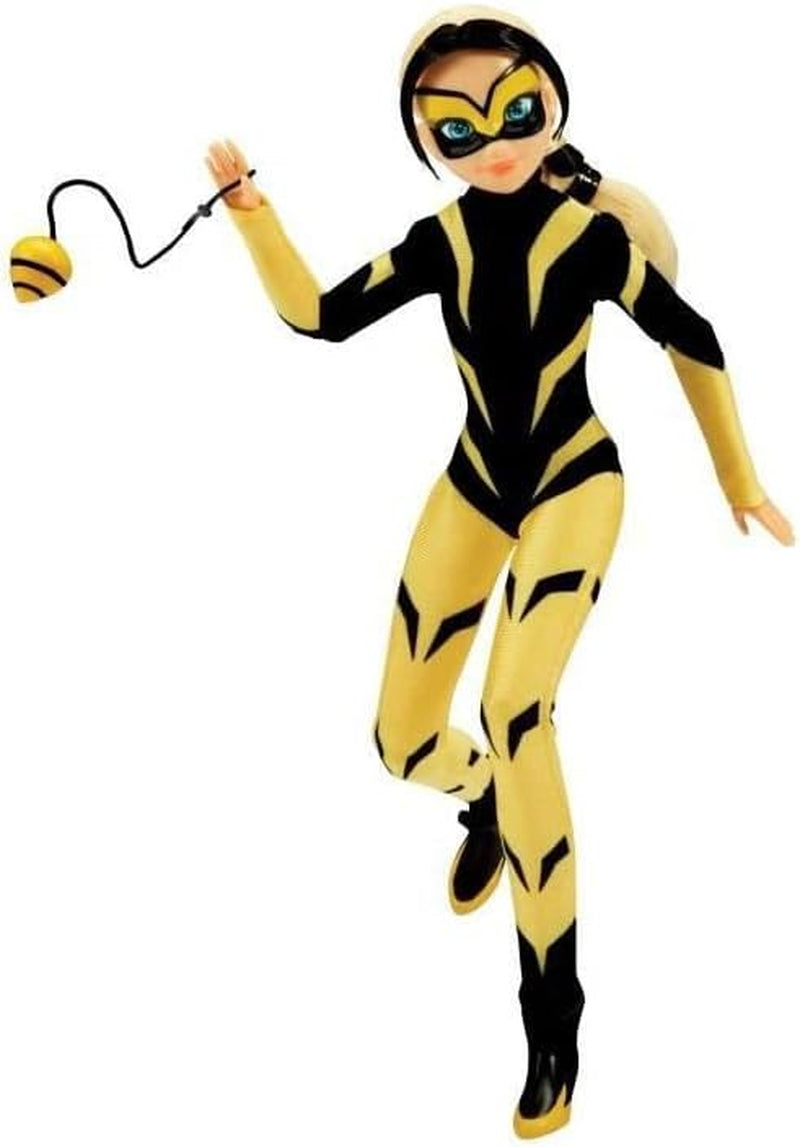 BANDAI - Figur - Miraculous Ladybug - Ankleidepuppe - 26 cm - Ladybug mit ihrem Yoyo im Telefonmodus - Neues Kostüm mit Vinyl-Effekt - P50028