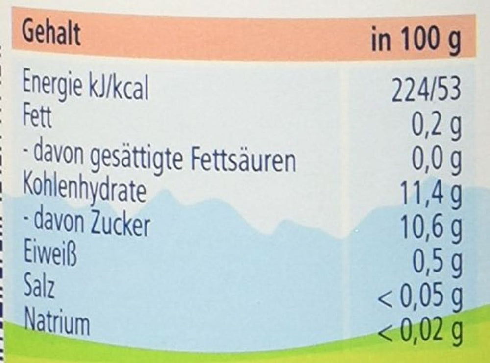Hipp für kleine Feinschmecker, Nektarinen in Äpfeln und Mangos, ohne Zuckerzusatz, 6 x 190 Gramm Mutter und Kind Naty Shop