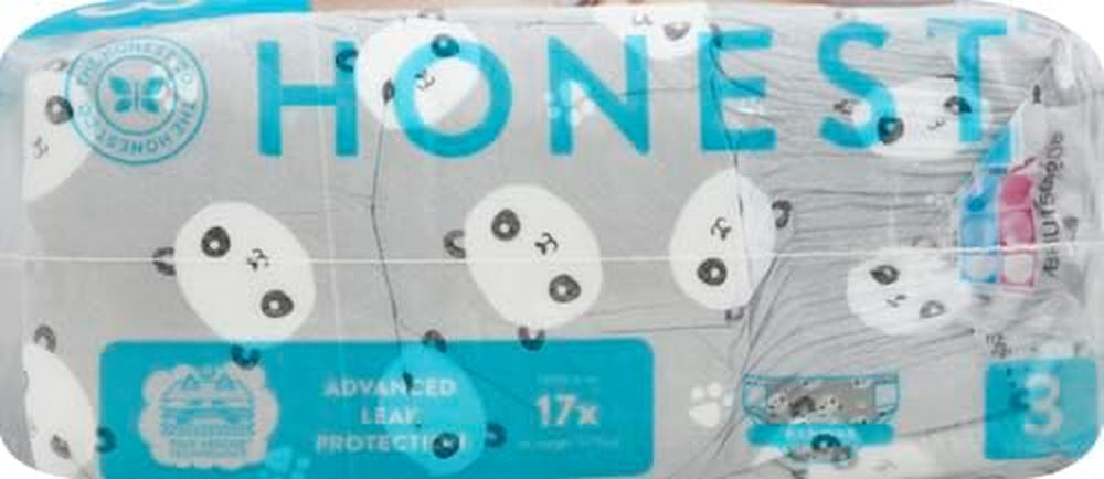 – Umweltfreundliche und hochwertige Wegwerfwindeln, Pandas, Größe 3 (7,3–12,7 kg), 27 Stück