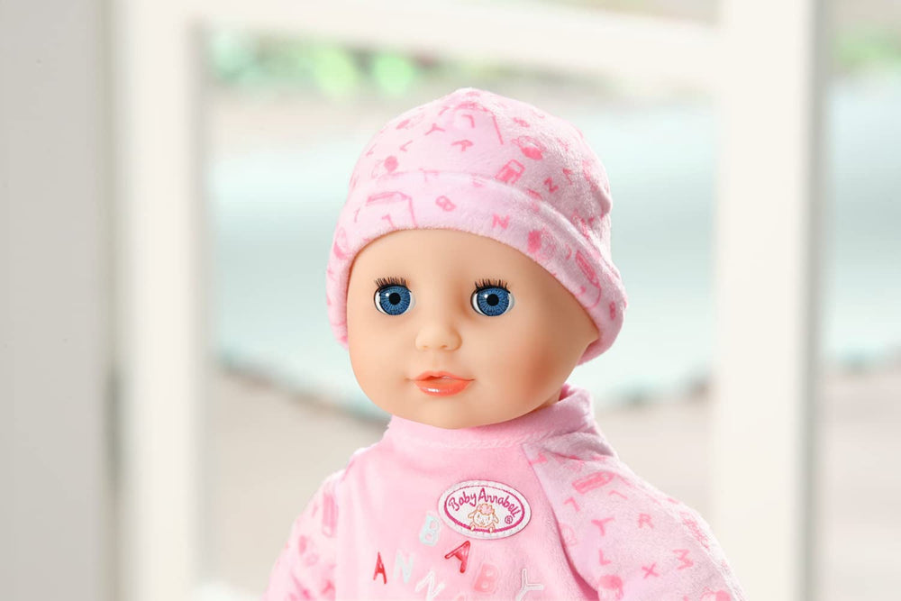 Păpușă moale Annabell Little Annabell 36cm, cu corp din pânză și ochi adormiți, 36cm, 709870 Zapf Creation
