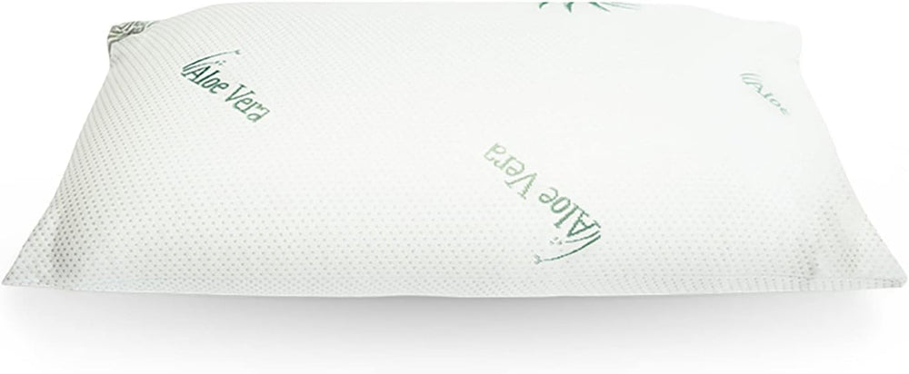 Mister Sandman Pernă ergonomică 40X80, pernă pentru gât cu față de pernă Aloe Vera, pernă Visco perfect potrivită pentru cei care dorm abdominal, cei care dorm pe spate și cei care dorm lateral, pernă cu spumă de memorie Perne ortopedice cervicale Naty Shop