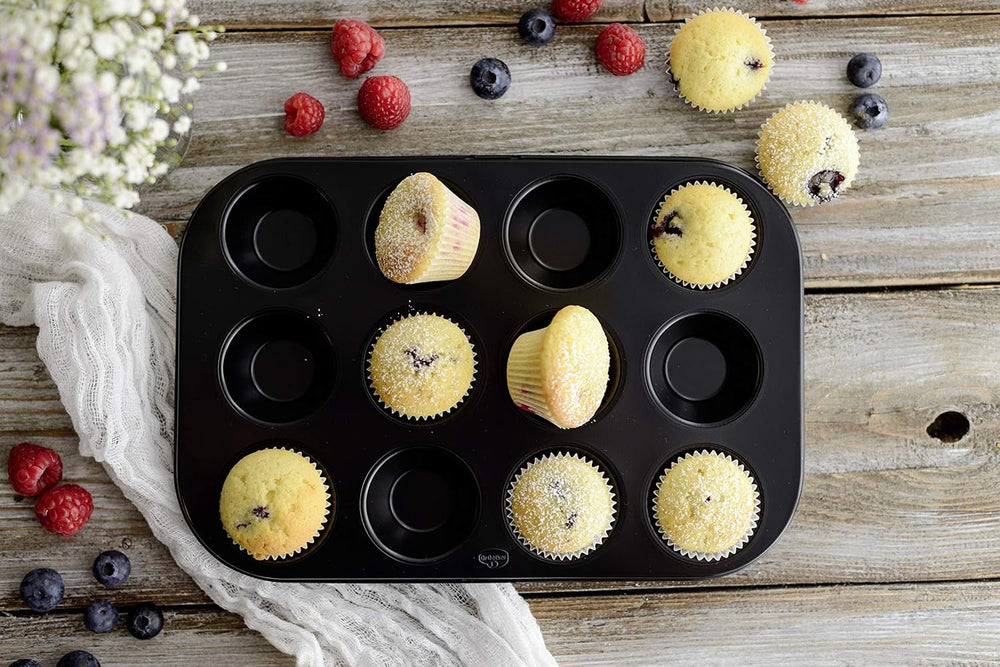 Dr. Oetker - Tradition Aluminium-Backform mit Antihaftbeschichtung (Farbe: Schwarz), 1 Stück. Formen und Backbleche Naty Shop