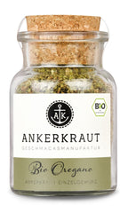 Ankerkraut BIO Oregano, gerebeltes Küchen-Kraut, 15 g im Korkglas, Bio-Qualität zum selber Sürzen, Gewürz mediterrane Küche für Pizza & Pasta
