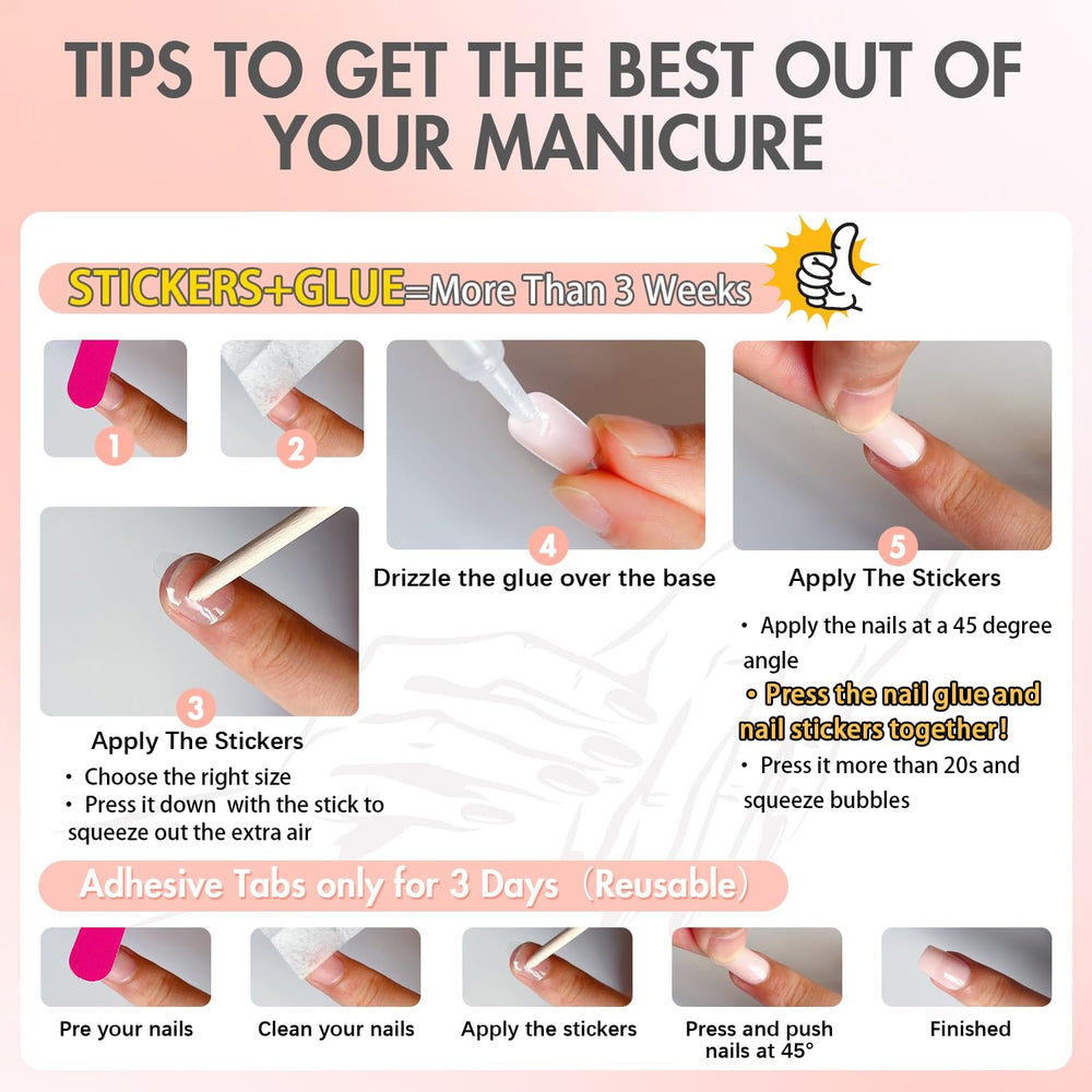 Unghii lungi cu vârf franțuzesc, aurii, cu sclipici, de lipit pe unghii lungi și pătrate, set unghii false cu vârf franțuzesc strălucitor, unghii artificiale pătrate pentru femei, 24 de bucăți