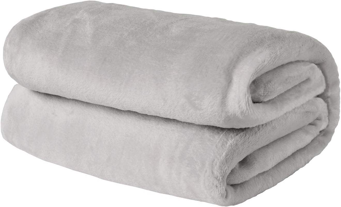 Brentford's Ultra Soft Fleece Tagesdecke, Silbergrau, großes Doppelbett – 150 x 200 cm. Betten und Decken. Beuche den Brentfords-Store, silbergrau, 150 x 200 cm