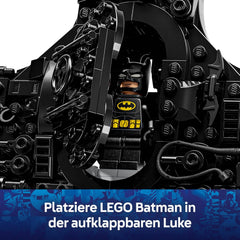 LEGO DC Batman: Batman Logo – Superhelden Spielzeug mit Minifiguren – Kreativer Modellbau für Jungen und Mädchen – DIY Deko für Kinderzimmer – Geschenk für Fans ab 12 Jahren – 76330