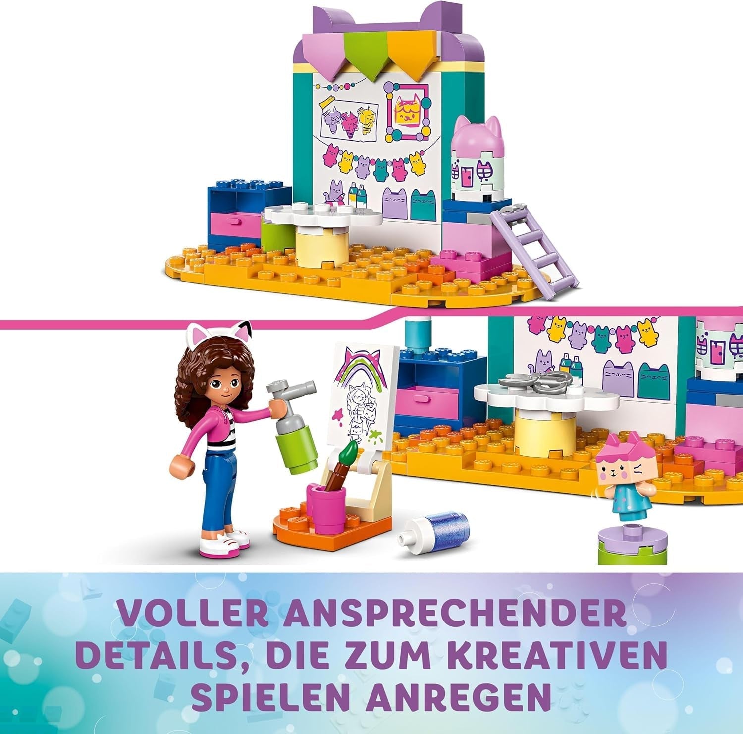 LEGO 4+ Gabbys Puppenhaus, Bastelspaß mit Babybox, Rollenspielset, kreatives Kunst- und Bastelset für Mädchen und Jungen ab 4 Jahren, Modellspielzeughaus 10795 Bausets Beuche den LEGO-Store