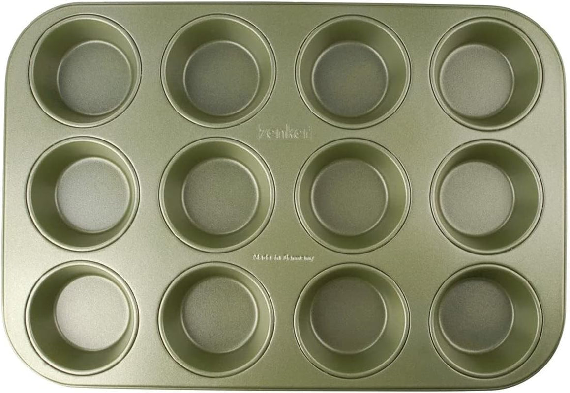 Zenker Muffinform Für 12 Stück – Ressourcenschonende Und Klimaneutrale Backform Für Muffins Und Cupcakes – 12Er Muffinblech Mit Veganer Antihaftbeschichtung Formen und Bleche zum Backen Naty Shop